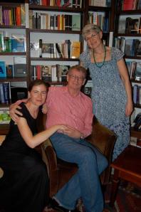 With my Mom and André, photo by Liesl Jobson