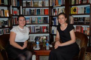 With Sally, photo by Liesl Jobson