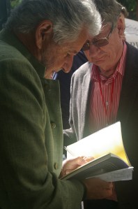 André with Breyten Breytenbach at the FLF