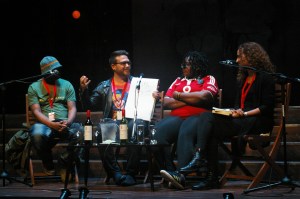 Niq Mhlongo, Chris Beukes, Malaika wa Azania and Natalie Denton