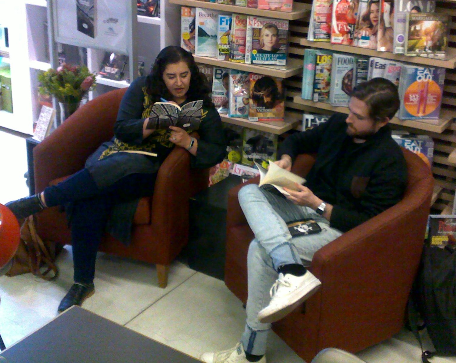 Saaleha Idrees Bamjee with Nick Mulgrew