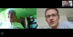 Skype with Mom and Krystian